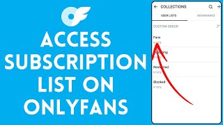 How to Access Subscription List on Onlyfans 2024 | Onlyfans Tutorial