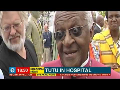 Desmond Tutu in hospital