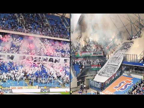 Oprawa kibiców Lecha Poznań i Legii Warszawa podczas meczu Lech - Legia | 01.10.2022