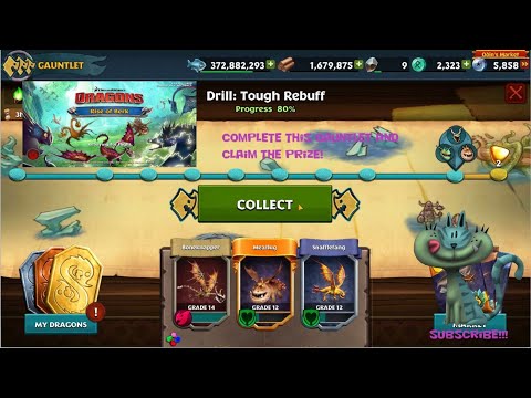 Dragons Rise of Berk Complete gauntlet Called Drill Tough Rebuff and collect the prize