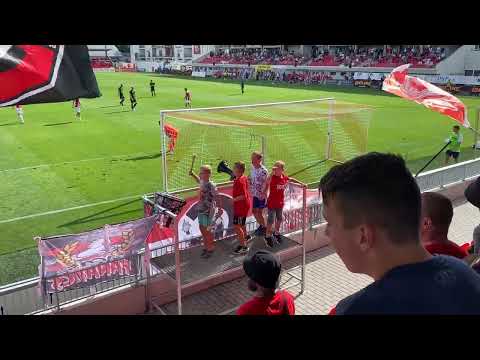 FK Pardubice x FK Jablonec - Pokřik “Kdo neskáče fandí Hradci” - 29. 7. 2023