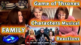 Game of Thrones | FAMILY Reactions | Characters SONG