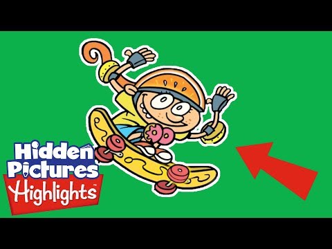 SKATE MANIA - Hidden Pictures Puzzles