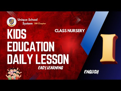 English Nursery Lesson i