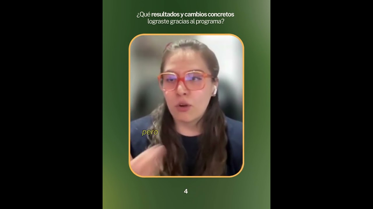 ¿Qué resultados y cambios concretos lograste gracias al programa?