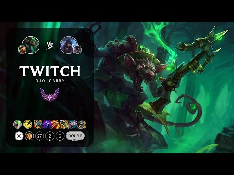 Twitch ADC vs Aphelios - KR Master Patch 13.6