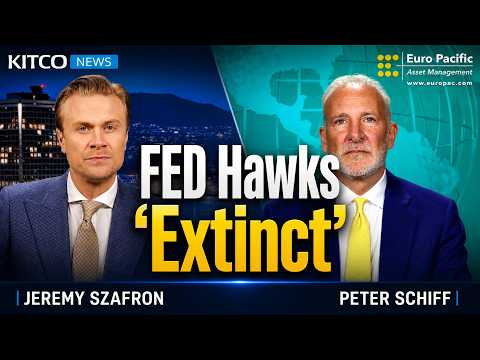 “Hawks Are Extinct”: Peter Schiff Warns Fed Can’t Stop the Debt Crisis