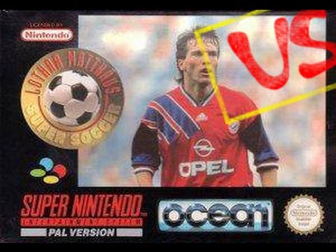 Lothar Matthaus Super Soccer Super Nintendo