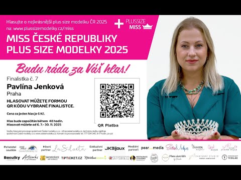Finalistka s č. 7 soutěže Miss Plus Size Modelky České republiky 2025