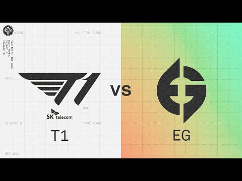 T1 vs. EG | 2022 MSI Rumble Stage Day 4 | T1 vs. Evil Geniuses