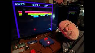 Brick Game - Gametank Paddle Controller - 1st Test & Play - 8bit Homebrew Opensource Game Console