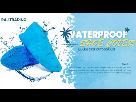 Silicone waterproof rain shoe cover