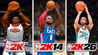 Scoring In The All-Star Game In Every NBA 2K