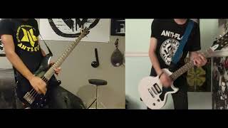 Anti-Flag - Trouble Follows Me - Guitar and Bass Cover (Ft. Up The Punx)