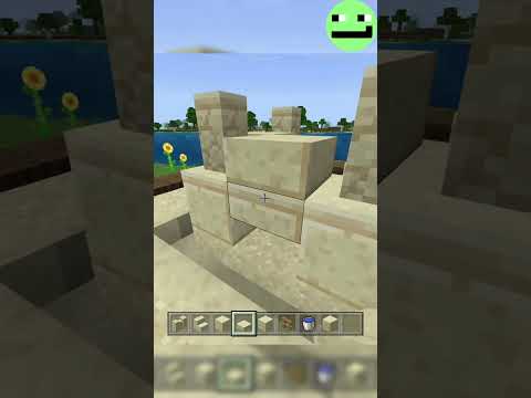Making a Sand Castle | A Minecraft Tutorial #shorts