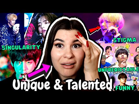 Discovering V from BTS (Singularity MV + LIVE, Stigma, Unpredictable, Effortlessly Funny) | REACTION