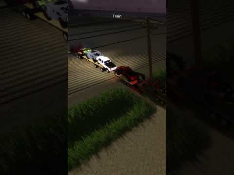 We made a train in American Plains Mudding #roblox