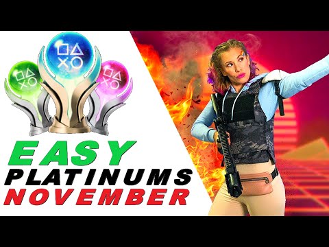 Easiest Platinum Games of November 2021 | $1 Platinum - 1 min Platinum - Crossbuy PS4 & PS5