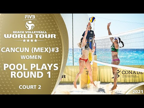 Court 2 | Women's Pool Play - Round 1 | Full Day | 4* Cancun 2021 #3