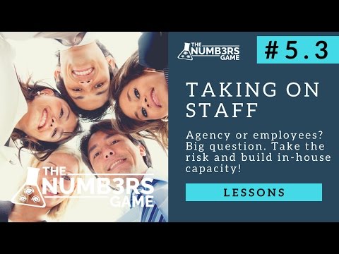 Agencies or Employees? Take the Risk & Build In-House Capacity | TNG #5 LESSON
