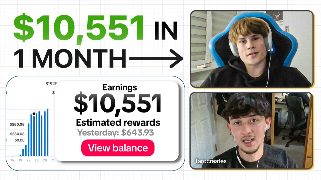 $0 To $10,551 in 1 MONTH Posting FACELESS TikTok Videos (Full Breakdown)