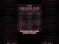 Blackpink Deadline Album Deadline Blackpink Jennie Jisoo Lisajisoo Rose Liz Likejennie