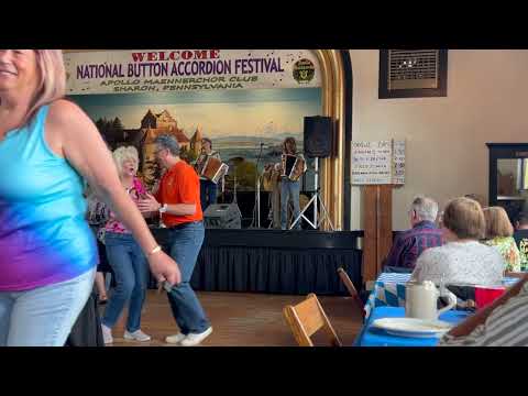 NBAF 2025 Julie Tabaj, Kathy Hlad & Rosanne Omersa performing, "Happy Mountaineer Polka!"