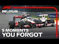5 Moments You Forgot | Belgian Grand Prix