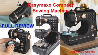 Easymaxx Compact Sewing Machine REVIEW