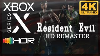 [4K/HDR] Resident Evil HD Remaster / Xbox Series X Gameplay