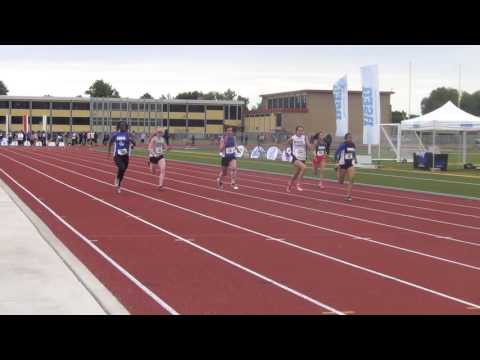 Provinciaux Scolaire 2016 - 100m Qualif 2 Cadette Femme