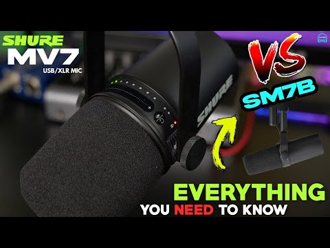 SHURE MV7 🎤 EVERYTHING YOU NEED TO KNOW & MV7 vs. SM7B TEST 🔥