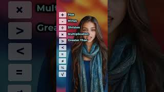 Math sign #learnenglish #easyenglisheveryday #englishlearningclass