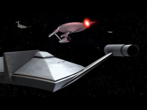 Enterprise attacked by ten Romulan Bird-of-Preys