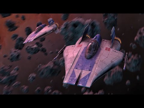 A-wing Ambush on Imperial Convoy in VR - Star Wars: Squadrons Cinematic Gameplay