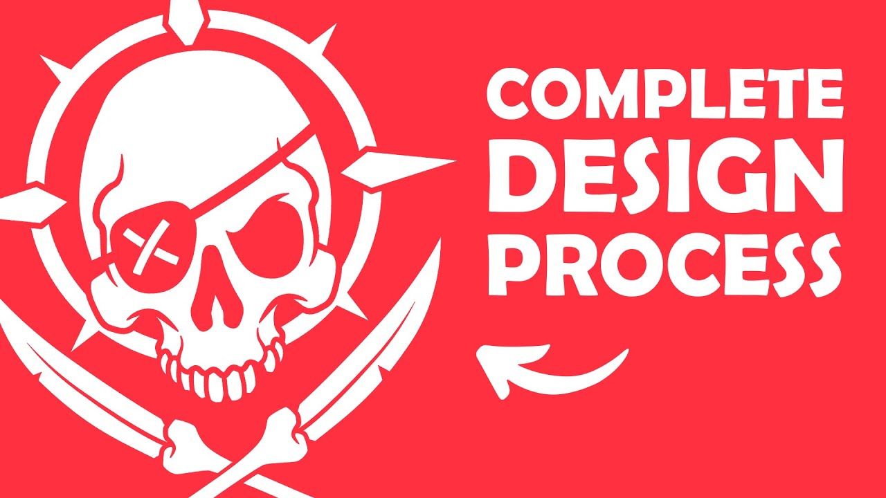 How I created this Vector Skull Logo in Illustrator