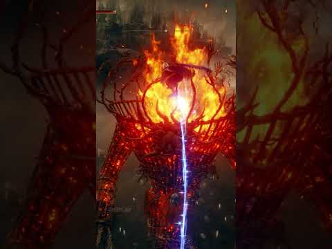 What Happens if You Climb Top of The Messmer's Fire Giants 🤣 #eldenring  #gaming