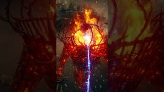 What Happens if You Climb Top of The Messmer's Fire Giants 🤣 #eldenring  #gaming