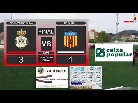 CF Juventud Chiva "A" vs CD Buñol - Cadete -  10-04-21
