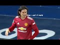 Bailly reminds Cavani to do his celebration 😂 #Manchester united