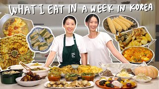 What I eat in a Week during Korean Thanksgiving (Chuseok)