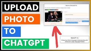 How To Upload A Photo To ChatGPT?