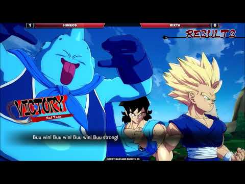-DBFZ-  Himeos (Tohan/MajinBuu/Yamcha) Vs Rixta (Piccolo/A16/SSJGoku) Cocky Bastard Kumite 49