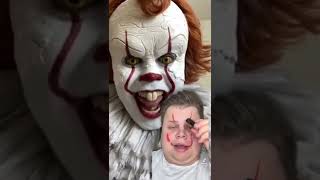 Pennywise reacting to makeup transformation 🎈#shorts