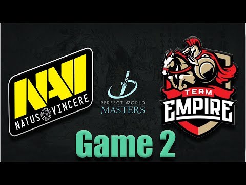 [Dota 2 Live] Navi vs Team Empire Perfect World Masters Game 2 and 3