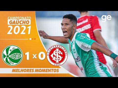 JUVENTUDE 1 X 0 INTERNACIONAL | MELHORES MOMENTOS | SEMIFINAL GAÚCHO 2021 | ge.globo
