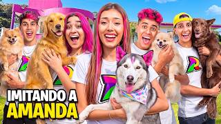 24 HORAS IMITANDO A AMANDA *Ela surtou?