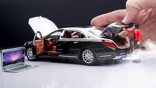 Unboxing of Mercedes Maybach S-CLASS (Smoke Feature) 1:24 Scale Diecast Model Car