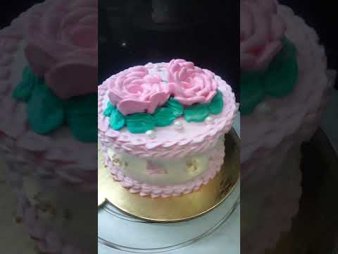 pineapple  flavour with light shade of anniversary beautiful cake