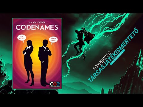 Egyperces társasjátékismertető | #38. Fedőnevek / Codenames - Game-Obscura
